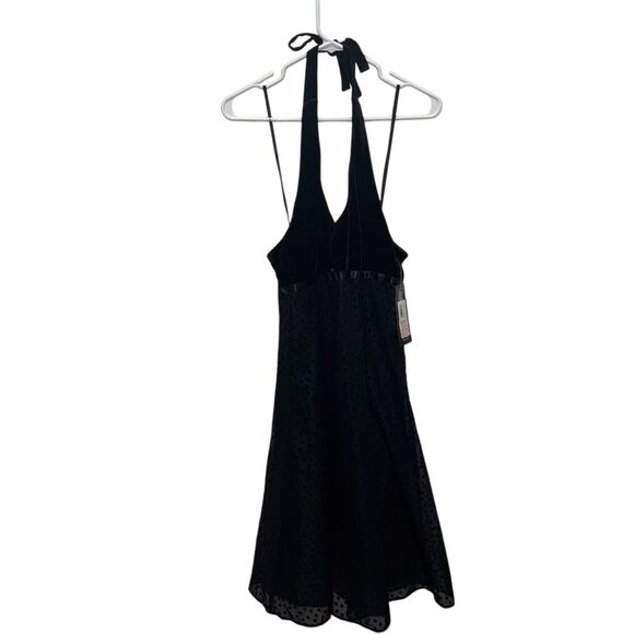 Jessica Howard NWT Black Halterneck Mini Dress Size 10 Party Cocktail - Picture 1 of 5